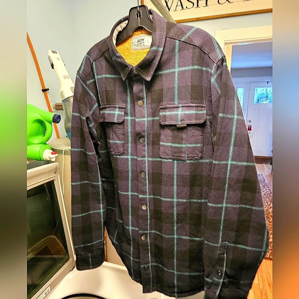 Jetty mens large lined jacket